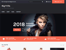 Tablet Screenshot of bigfrills.com